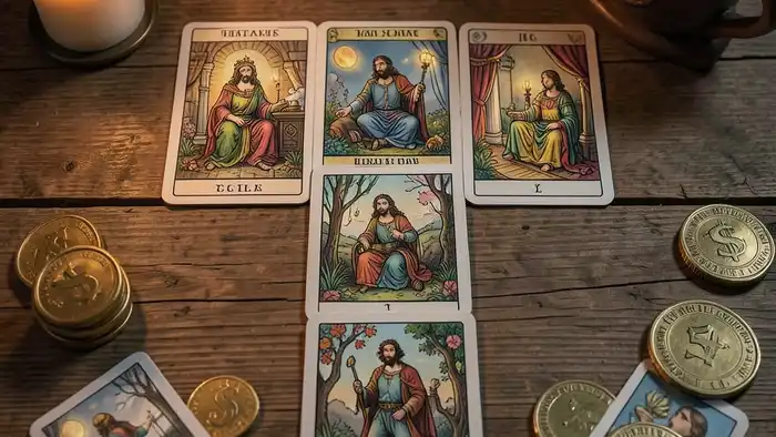Расклад Таро «развилка» на долги изображение