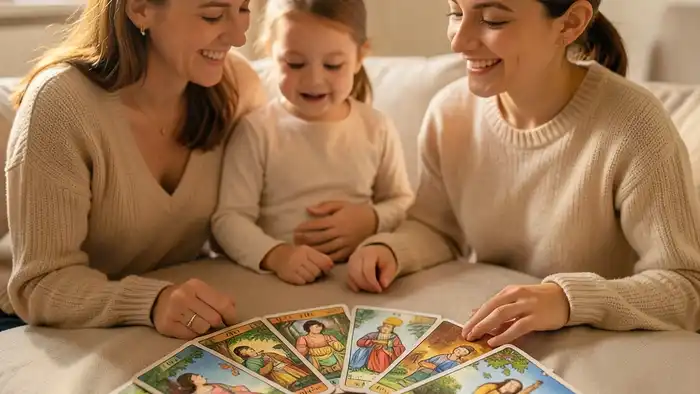 Расклад Таро «развилка» на семейное счастье – визуальное изображение расклада в виде вилки