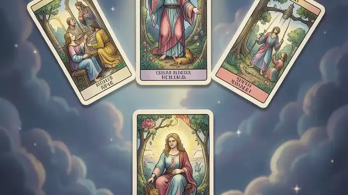 Расклад Таро «развилка» на совместимость – визуальная схема расклада