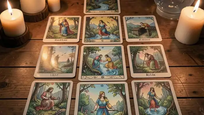 Расклад Таро «река жизни» на дисциплину – визуальная схема