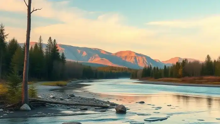 Расклад Таро «Река жизни» на разницу в возрасте — иллюстрация с картами, плывущими по реке