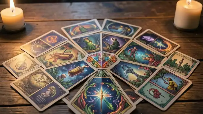 Расклад Таро «ромб» на алкоголизм – визуальная схема