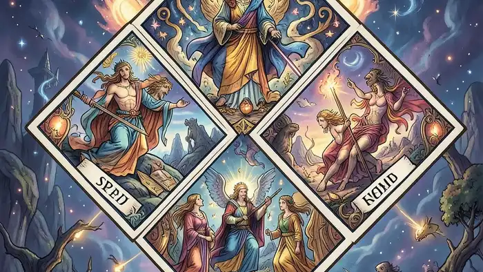 Расклад Таро «ромб» на наследство – визуальная схема расклада