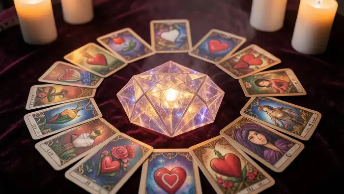 Расклад Таро «ромб» на романтику – изображение