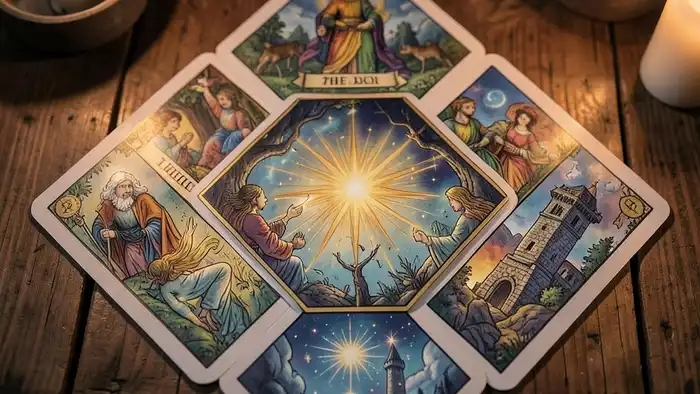 Расклад Таро «ромб» на следующий год – изображение