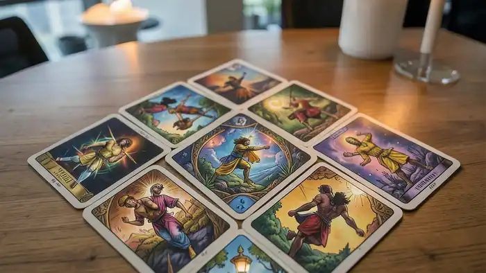 Расклад Таро «ромб» на увольнение сотрудника – визуальное изображение