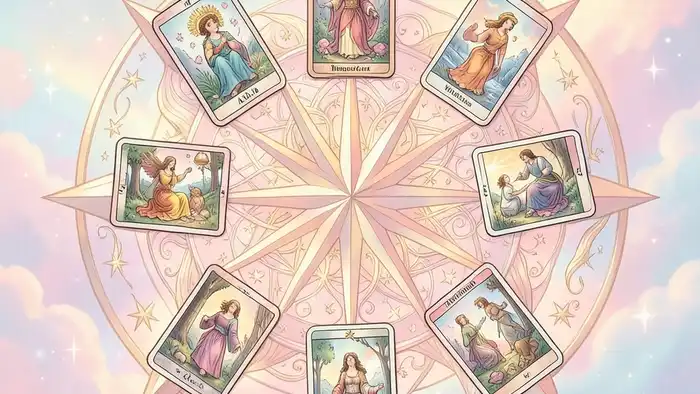 расклад Таро роза ветров изображение