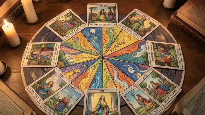 расклад Таро роза ветров на ЕГЭ изображение