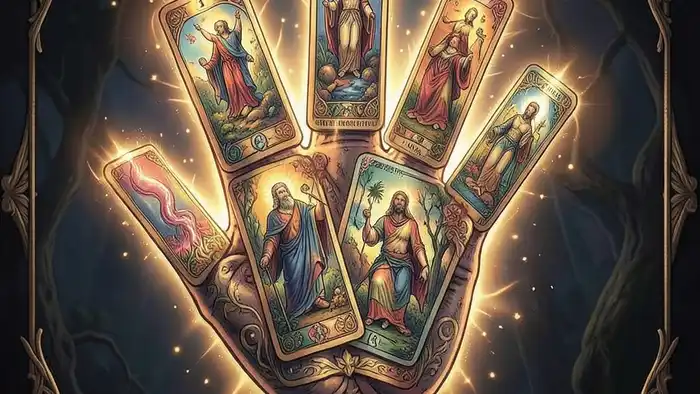 Расклад Таро «рука суд��бы» на гормоны изображение