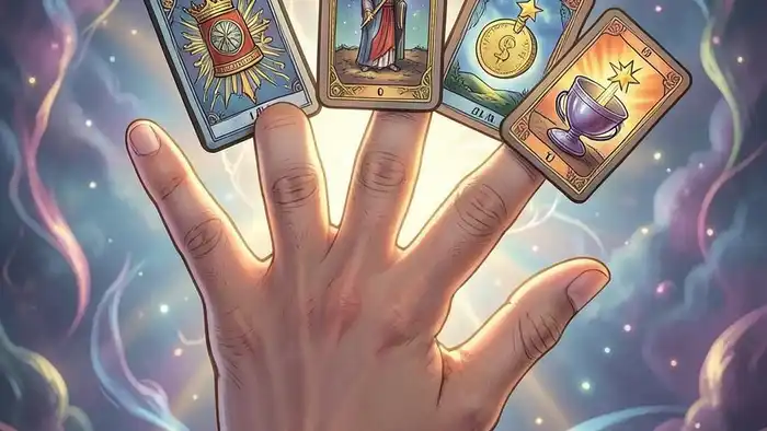 Расклад Таро «рука судьбы» на карьеру – визуальное изображение карт на пальцах руки