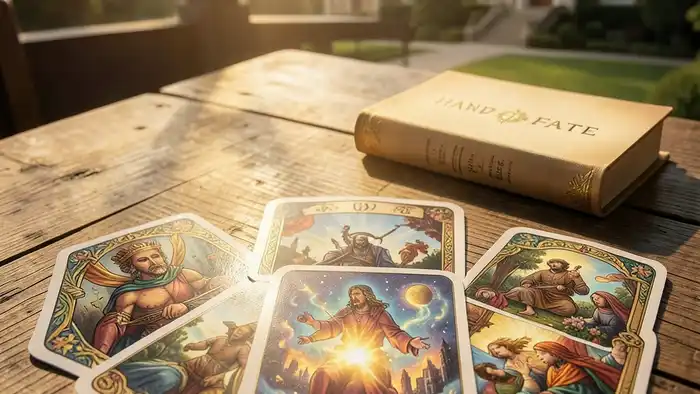 Расклад Таро рука судьбы на стипендию изображение