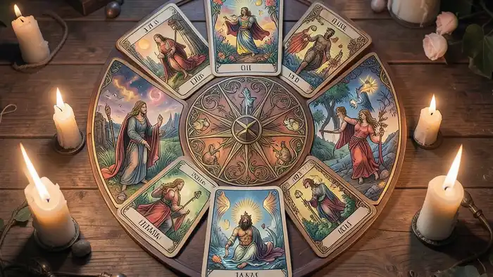 Расклад Таро «щит» на болезнь – визуальная схема расклада