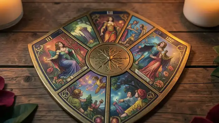 Расклад Таро щит на новые отношения изображение