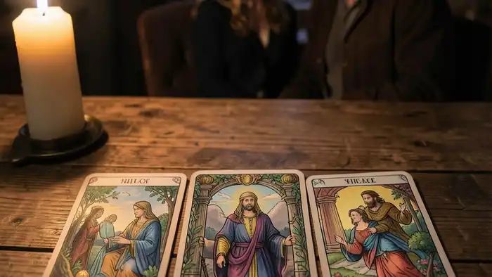 Расклад Таро «щит» на ссору с любимым – карта, свечи, гармония