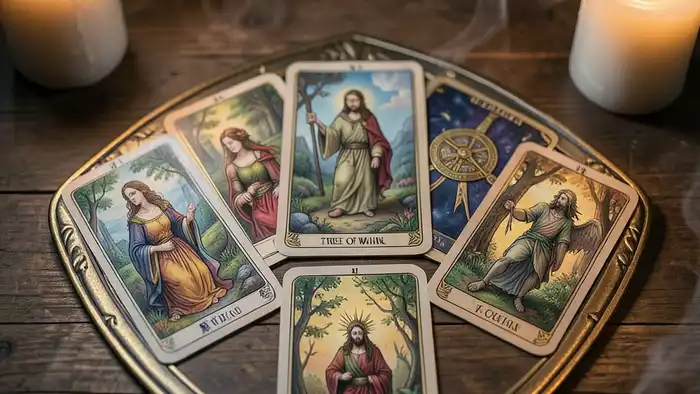 Расклад Таро «щит» на тоску по человеку, образ щита с картами