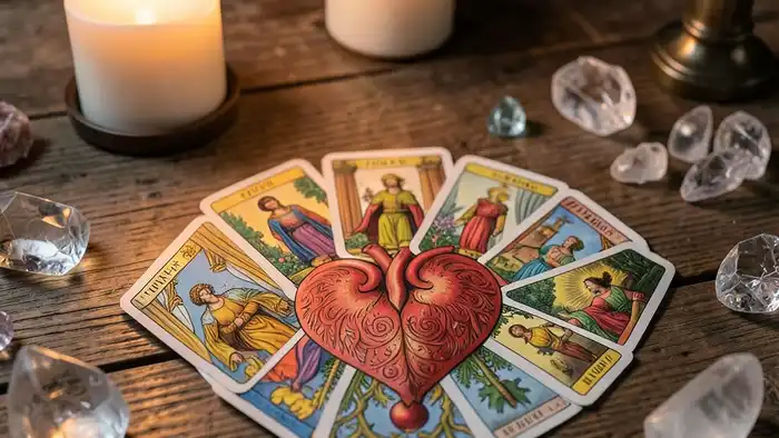 расклад таро сердце изображение расклада