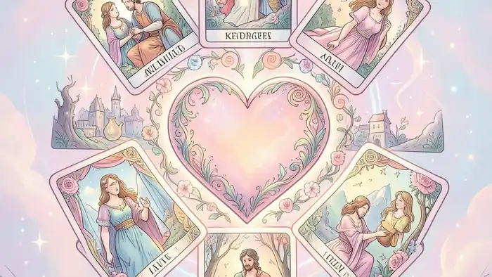 Расклад Таро «сердце» на разницу в возрасте — изображение расклада