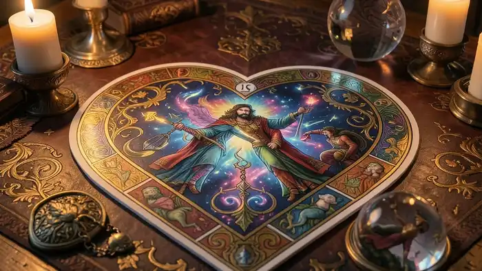 Расклад Таро «Сердце» на Турцию – изображение расклада с турецкими элементами