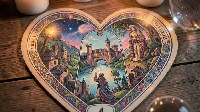 Расклад Таро «сердце» – визуальное изображение