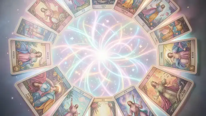 расклад Таро спираль кармический урок изображение