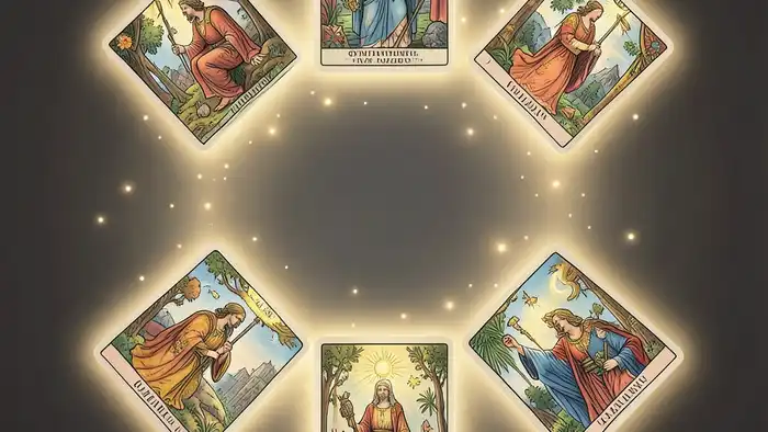 Расклад Таро «спираль» на лень – визуальное представление спирального расклада