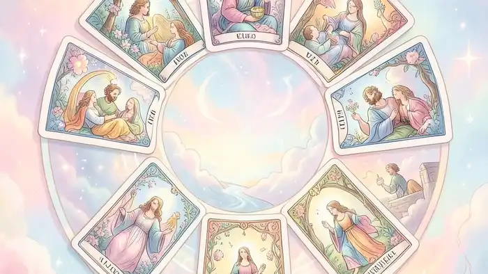 Расклад Таро «спираль» на любовь — визуальная схема спирали