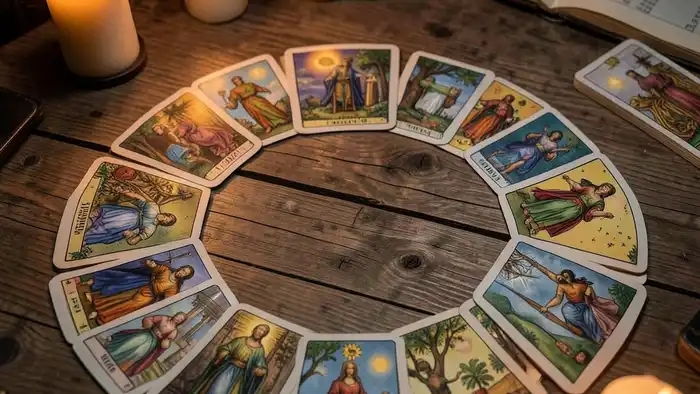 Расклад Таро «спираль» на отчисление – визуальное изображение