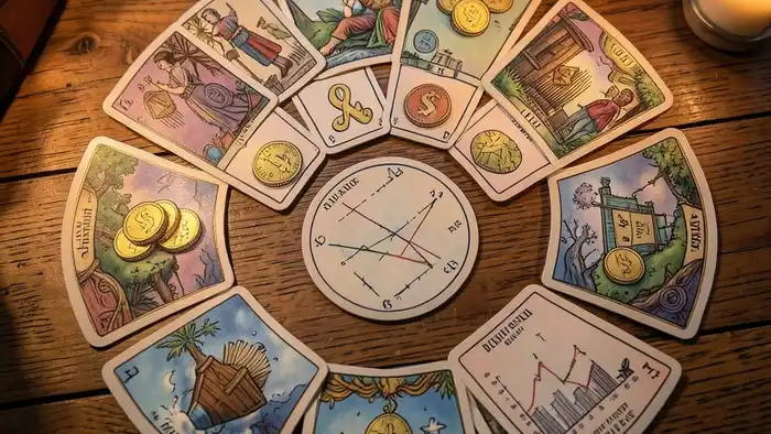 Расклад Таро спираль пассивный доход изо��ражение