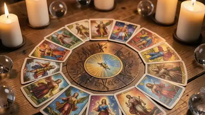 расклад Таро спираль на подарок изображение