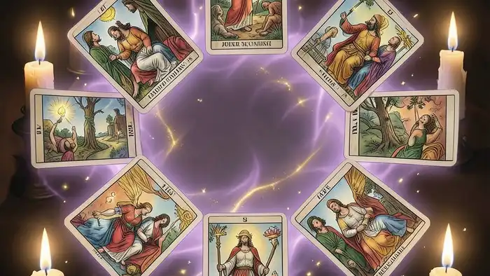 Расклад Таро «спираль» на ревность – визуальная схема спирального расположения карт