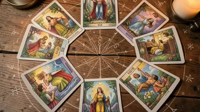 расклад Таро спираль на свободу в отношениях