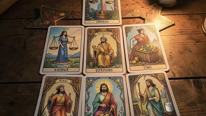 Расклад Таро «стрела» на алименты деньги – визуальная схема