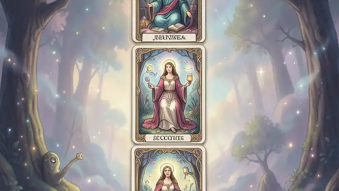 Расклад Таро «стрела» на ревность жены – визуальная схема