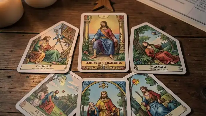 Таро «стрела» на вклад – визуальное изображение расклада