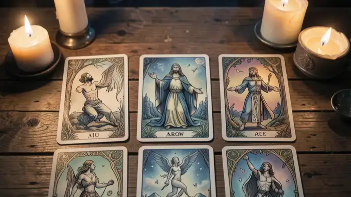 Расклад Таро «стрела» на зависимость от партнёра