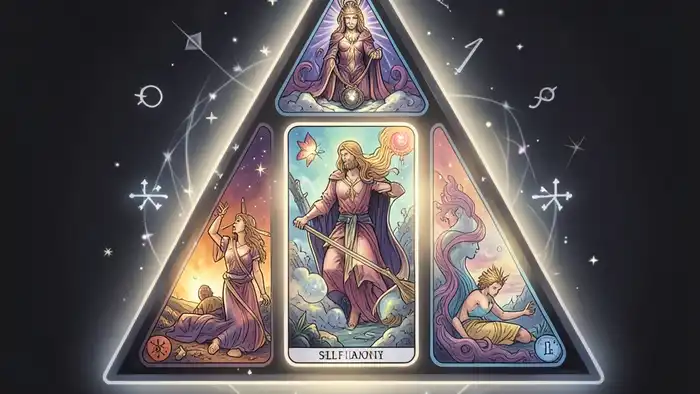 Расклад Таро «треугольник» на поиск себя – визуальная карта самопознания
