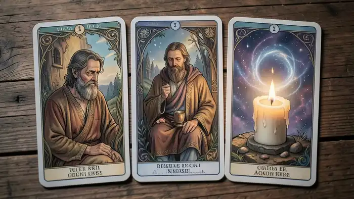 Расклад Таро «треугольник» на отношения с отцом изображение