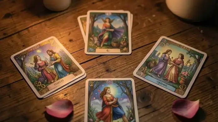 Расклад Таро «цепочка» на поклонницу, карта Тарота в виде цепочки