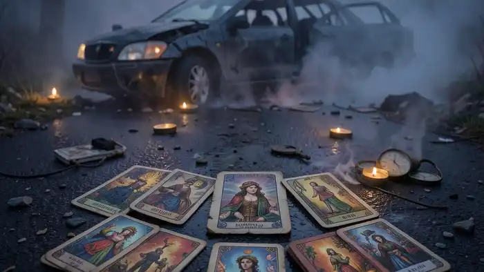 Расклад Таро «цыганский» на ДТП – изображение расклада