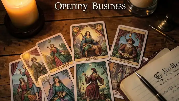 Цыганский расклад Таро на открытие бизнеса, символика и атмосфера