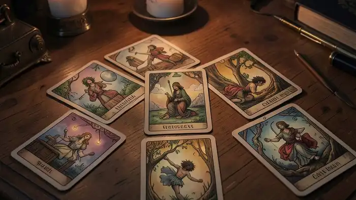 Расклад Таро цыганский на рабочую атмосферу изображение