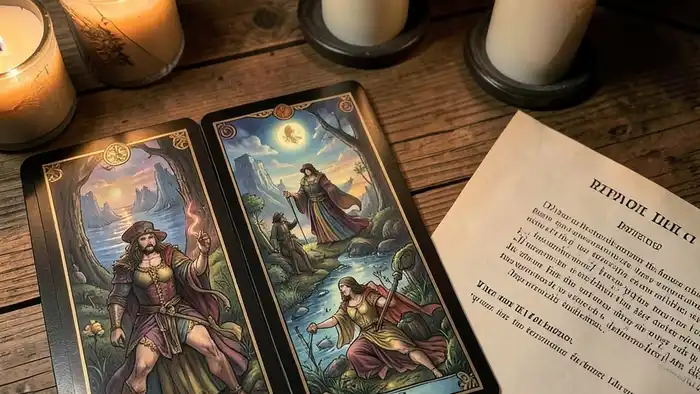 Расклад Таро цыганский на разделение имущества, символический набор карт и юридических документов