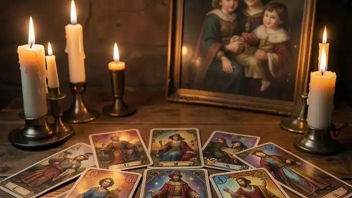 Расклад Таро цыганский на семейные тайны изображение
