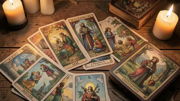 цыганский расклад на семейные узы – изображение