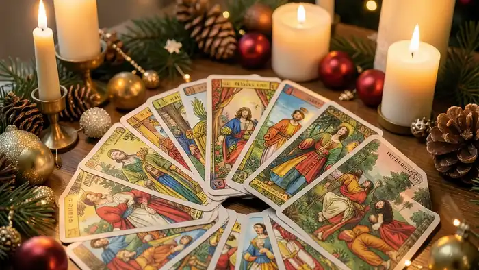 Расклад Таро «веер» на Новый год – изображение