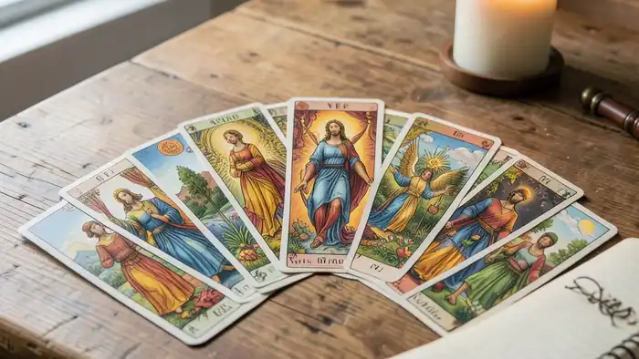 расклад Таро веер на заказчика изображение