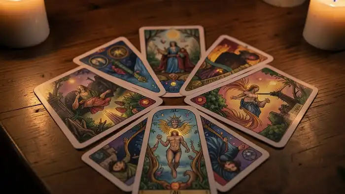 Расклад Таро «зеркало души» на романтику – визуальное представление