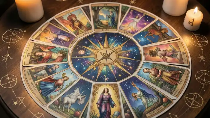 зодиакальный расклад Таро изображение