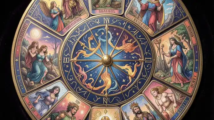 Расклад Таро зодиакальный на конкурентов – изображение