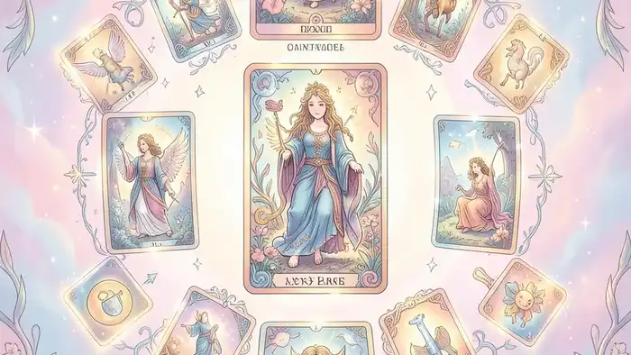 Расклад Таро зодиакальный на мотивацию – визуальная иллюстрация